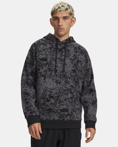 Sudadera con Capucha para Hombre, Corte Regular, Color Negro Sólido, Estampada, Felpa Francesa, 100% Algodón, con Cierre, Informal, para Otoño - Product Image 4