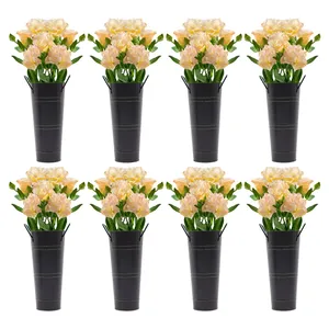 Wholesale Supply Metal Flower <b>Vase</b> <b>Set</b> of 8 for Home and Garden Decoration Luxury Flower <b>Vase</b> at Affordable Price - Product Image 1