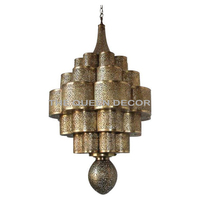 Nouvelle Arrivée En Métal Style Oriental Unique Pendentif Lumière Lustres Marocains Lampe Décorative Suspendue Marocaine Pendentifs Lampes