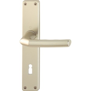 Birmingham 1117/202SP Aluminium F2 OB 72 mm DIN Left/Right HOPPE Long <b>Plate</b> Set for <b>Door</b> & Window Handles - Product Image 1