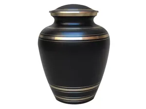 Urnas de cremación hechas a mano de la mejor calidad a precio mayorista, urna de cremación de metal para cenizas humanas y suministros funerarios - Product Image 5