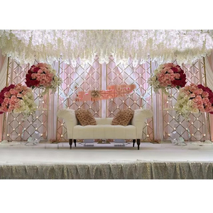 Vela de flores para escenario de boda, paredes traseras, impresionante vela de boda, telón de fondo, pared de vela inglesa de moda para decoración de boda, EE. UU. - Product Image 2