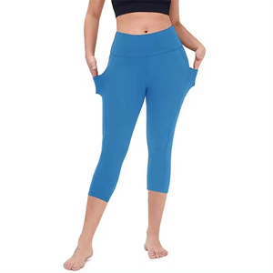Leggings Fitness Taille Haute Scrunch Butt Sport Pantalon Vente En Gros Pantalons De Yoga pour Femmes avec Poches Leggings pour Femmes - Product Image 1