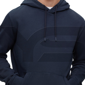 Sudadera con capucha de Algodón 100% con logotipo personalizado para hombre Sudadera con capucha de invierno de gran tamaño de lana 300GSM de peso pesado de alta calidad - Product Image 5