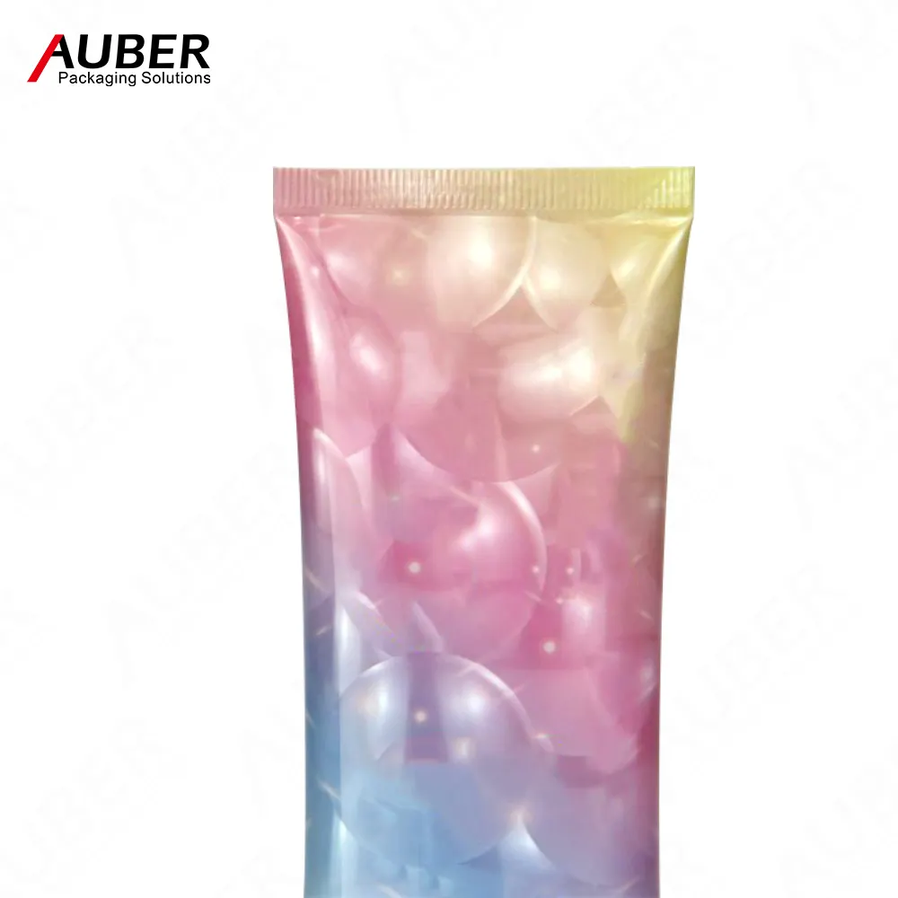 D35mm 40g 40ml ovale acrylique couverture crème solaire emballage en plastique cosmétique Tube souple