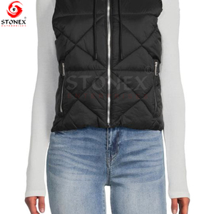 Chaquetas de invierno acolchadas personalizadas para mujer, abrigos cortos acolchados con burbujas acolchadas, chaleco de talla grande para mujer, a la moda para niñas - Product Image 6
