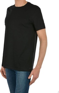 Camisetas de manga corta ajustadas informales personalizadas para hombre al por mayor, camisetas de algodón 100% ligeras y suaves con cuello en V para hombre - Product Image 3