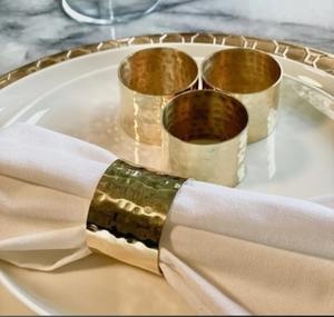 Anillo para Servilletas de Zinc, Anillo para Servilletas de Acero Inoxidable, Anillo para Servilletas Chapado en Oro, Decoración de Mesa Chapada en Plata, Decoración de Mesa de Estilo Europeo - Product Image 6
