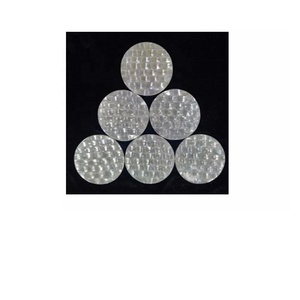 Dessous de verre moderne en forme de fleur, feuille, nacre, lot de 6 avec support pour thé, café et boisson, protection contre la chaleur, vaisselle froide - Product Image 2