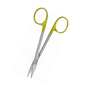 Ciseaux à gencives manuels réutilisables en acier inoxydable allemand de qualité supérieure, finition satinée, instruments chirurgicaux droits pour usage dentaire - Product Image 4