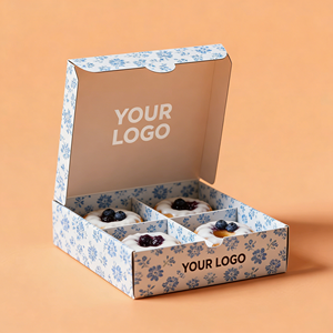 Scatola Personalizzata per Ciambelle con Divisorio, Confezione da Asporto per Pasticceria, Caja Donas - Product Image 4