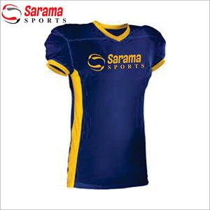 Uniforme de football américain en maille personnalisée Uniforme de football américain de sublimation de maillot surdimensionné de football américain, - Product Image 2