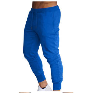 Alta calidad Fitness Jogging Gym apilado ligero en blanco hombres Unisex Custom Joggers pantalones de chándal 2025 - Product Image 2