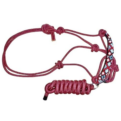 Cuerda de Carreras de Caballos de nailon hecha a medida ecuestre Halter Beads Work English Saddle Halters de India Halter Personalizar OEM/ODM