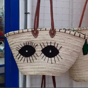 Sac en paille fait main de qualité supérieure / Sac tissé sauvage idéal pour les vacances à la plage et l'été - Product Image 1