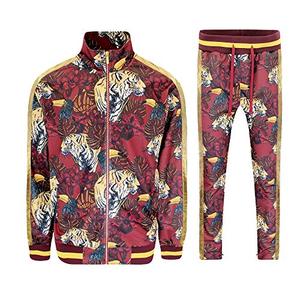 USA Survêtement en polaire de haute qualité pour hommes, vêtements de sport d'hiver, veste à fermeture éclair à rayures latérales, cordon de serrage, maternité, grande taille, respirant - Product Image 1