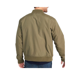 Blouson de bombardier noir zippé surdimensionné personnalisé blouson de vol en nylon vintage pour hommes - Product Image 4