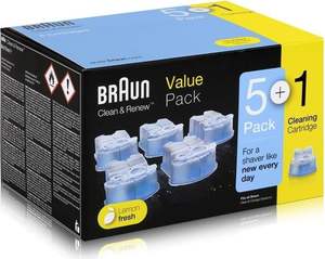 Cartouche de nettoyage Braun CCR5 + 1 Clean & Renew, 6 pièces - Product Image 6