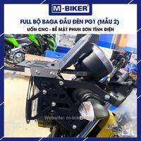 Kit complet de protection de phare Yamaha PG1 M-Biker THP TM en matériau CNC, épaisseur de plaque 2 mm, pour système d'éclairage de motos