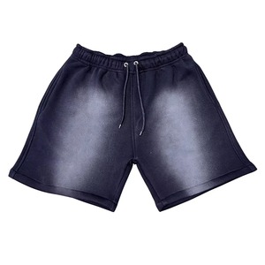 Venta caliente personalizado Hip Hop francés Terry algodón Streetwear ácido lavado pantalones cortos para hombres verano Pantalones cortos para hombres - Product Image 5
