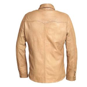 Venta caliente de alta calidad transpirable hombres camisas de cuero Streetwear Casual 2025 nueva tendencia personalizable al por mayor - Product Image 6