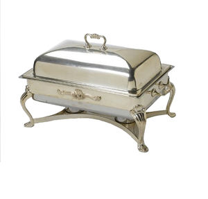 Service de restauration de fête de fiançailles chauffe-plats équipement alimentaire chauffe-plats en métal Durable chauffe-plats pour buffet chauffe-plats - Product Image 4