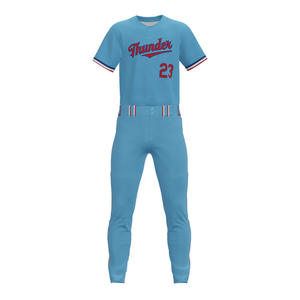 Maillot blanc Sublimation uni hip hop Hipster Baseball maillot boutonné chemises uniformes de sport hommes femmes maillot Logo personnalisé - Product Image 2