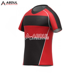 Conjunto de Uniforme de Rugby para Hombre, Tela Elástica Cómoda, Camiseta y Pantalones Cortos Ligeros de Secado Rápido para Equipos de Club y Mercado de Exportación - Product Image 5