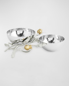 ที่จับต้นไม้เหล็กชุบทองเงิน2ส่วนทันสมัยทนทานให้บริการ WBST237A ตกแต่งคริสต์มาสในบ้าน - Product Image 1