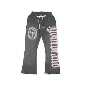 Chándales personalizados para hombre, conjunto de dos piezas de lana sólida, ropa de calle de gran tamaño, sudadera con capucha, pantalones de chándal estampados con Capucha forrada - Product Image 5