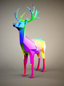 Los últimos productos de decoración navideña como Reno terminado en múltiples colgantes utilizados como adornos en el árbol de Navidad y la decoración del hogar - Product Image 2
