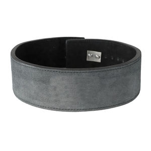 Cinturón de cuero de gamuza de 4 \ "para entrenamiento de gimnasio con logotipo personalizado, cinturón con hebilla de palanca de 10mm de espesor para levantamiento de pesas - Product Image 2