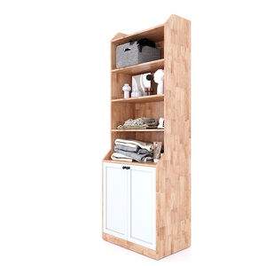 Armario Moderno Convertible de Madera de Caucho de Múltiples Niveles con Cajones para Uso en Casa, Apartamento, Taller, Gimnasio - TQA68033 - Product Image 2