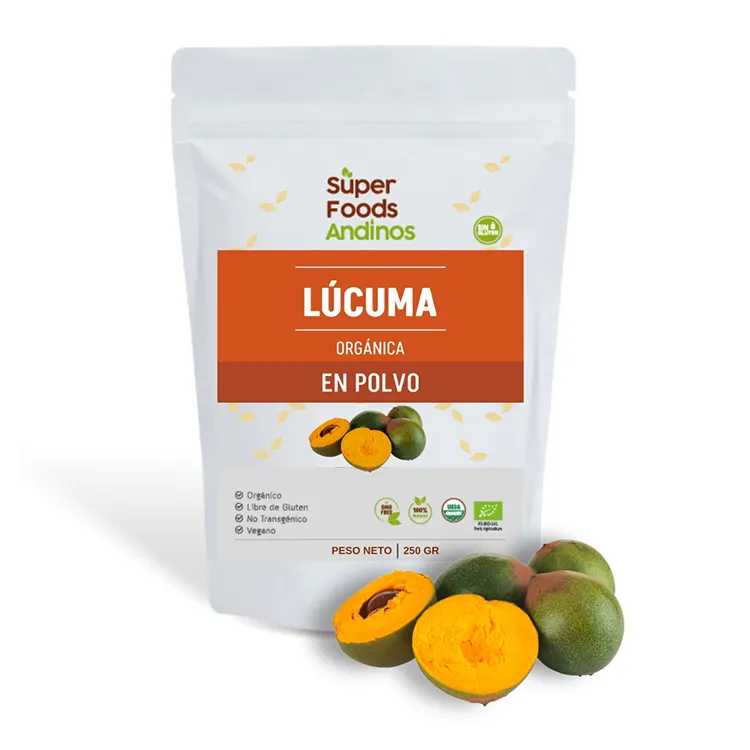 האיכות הטובה ביותר הגעה אחרונה 100% עיסת פירות טבעית תוצרת אבקת לוקומה פרואנית במחיר תחרותי
