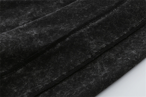 Pantalones de chándal de peso pesado lavado Vintage con logotipo personalizado cordones parte inferior elástica algodón francés Terry pantalones holgados hombres Joggers - Product Image 4