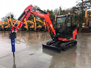 Kubota รถขุดเครื่องยนต์ ce/epa Kubota 1.2ตัน1.8ตันเครื่องจักรกลขนาดเล็กรถขุดตีนตะขาบทางการเกษตร - Product Image 4