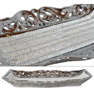 Plateau en céramique fait main tendance, écologique, style américain, brillant ornemental plaqué, sûr, exportateurs mondiaux - Product Image 4