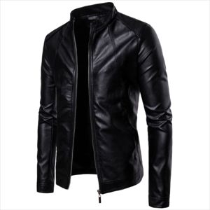 Veste en cuir de vache grande taille en gros, nouveau style de veste en cuir pour homme, veste en cuir tendance pour homme, veste en cuir de haute qualité - Product Image 5