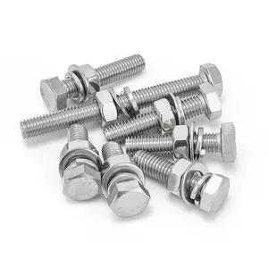 Manufacturers line Monel Alloy 400 K500 Hexagonal Bolts Uns N04400 Durable Hex Bolt for Industrial Use