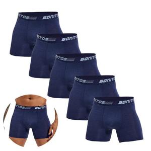 2025 Men's Breathable Casual Polyester/Cotton <b>Boxer</b> <b>Shorts</b> Underwear High Elastic Waist Luxury Set <b>Sexy</b> Gift - Product Image 4