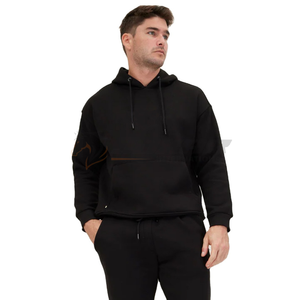 Sudaderas con Capucha Casuales de Algodón 100% al por Mayor para Hombre, Forro Polar de Invierno, Logotipo Personalizado, Diseño Sólido, Térmicas y Transpirables - Product Image 3