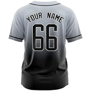 Maillot de baseball blanc double tricoté pour jeunes Sublimation Jersey Usa Softball Mesh Button Down Baseball Jersey Baseball Jersey - Product Image 6