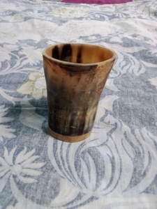 Haute qualité personnalisé fabriqué à la main sculpté en verre de corne naturelle classique pour la maison Restaurant inspiré Inde en gros pour le vin - Product Image 3