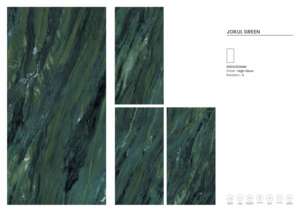 Carreaux de porcelaine émaillés de haute qualité, surface brillante, 600x1200, JOKUL GREEN - Product Image 3