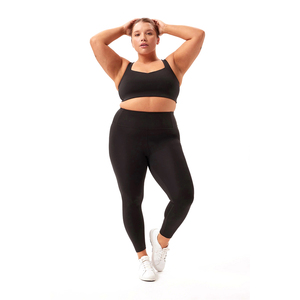 Leggings de Yoga y Gimnasio para Mujer, Invierno, Cintura Media, Transpirables, Antibacterianos, hasta la Rodilla, sin Costuras, con Logotipo Personalizado - Product Image 2