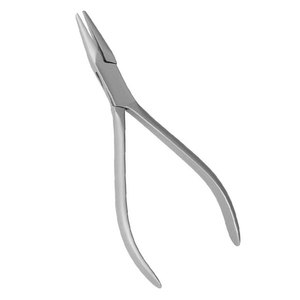 Alicates Ergonómicos Planos Manuales de 140 mm, Instrumento Dental de Ortodoncia, Acero Inoxidable, Herramienta Profesional para Doblar y Dar Forma a Alambres Dentales - Product Image 1