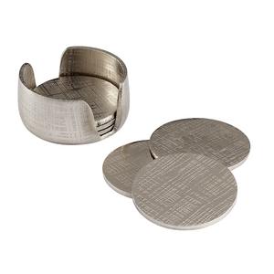 Premium Quality Wooden Set Of Six Pieces <b>Coaster</b> With <b>Coaster</b> Holder For Cup Mug And <b>Glass</b> Holder In India - Product Image 5