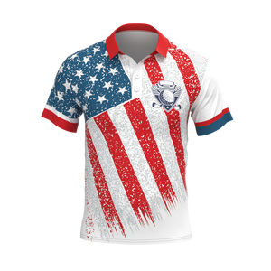 Hombres Casual Moda Bordado para Polos de Secado Rápido Mejor Rendimiento Manga Corta Patrón Sólido Ropa de Calle - Product Image 3