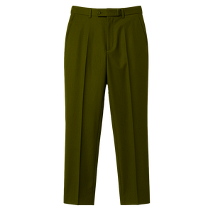 Pantalones Formales para Hombre, Corte Recto, Ligeros, de Sarga, Cintura Media, Clásicos de Oficina, Color Sólido, Transpirables - Product Image 4