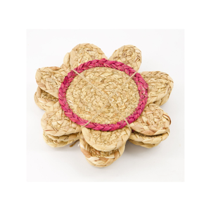 Napperons de table en jacinthe d'eau festonnée de style Boho tissé à la main en gros d'artisans vietnamiens - Product Image 1